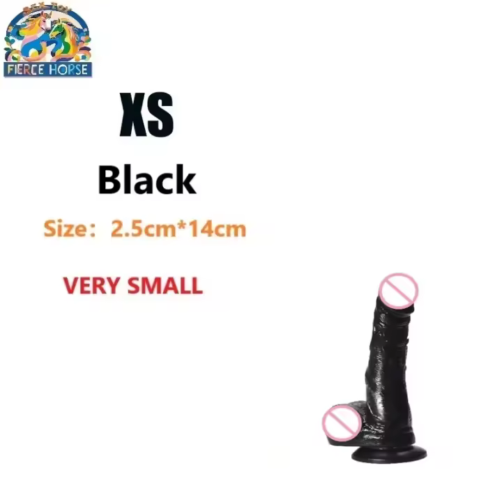 Fierce Horse Dildo Negro con Huevo Estimulación Vaginal Anal para Mujeres Juguete Sensual de Adulto - 1