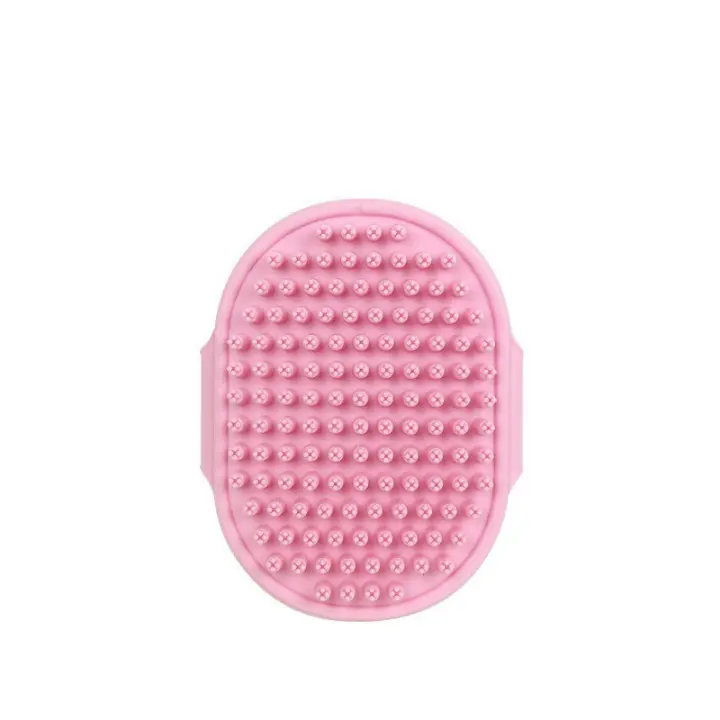 Cepillo para el cabello para la ducha, cepillo para el cabello para la ducha, cepillo para gatos, cepillo para el cuidado de mascotas, cepillo limpiador de pelo flotante para mascotas, peine de goma para masaje para perros y gatos, herramientas para e - 1