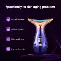 Dispositivo de Lifting Facial RF para cuello, cara, ojo, masaje Facial, adelgazamiento, EMS, belleza, máquina de estiramiento de la piel, antienvejecimiento, Reduce la papada Doble - details 1