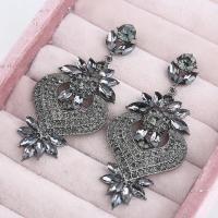 Veyofun-pendientes colgantes de cristal hipérbole para mujer, aretes colgantes de lujo para mujer, joyería de moda nueva - details 4