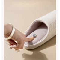 Zapatillas Slient para mujeres y hombres, zapatos planos suaves antideslizantes y esponjosos, cómodas diapositivas, zapatillas de casa para interiores para parejas - details 2