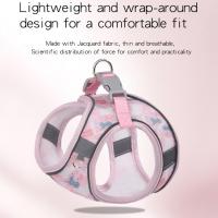 Juego De Arnés Y Correa Para Perros Y Gatos Pequeños Y Medianos Con Cuerda De Pecho Reflectante Y Transpirable Ropa De Perro Para Caminar Al Aire Libre - details 4