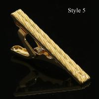 Clip de Corbata de Metal con Diseño Clásico Pinza de Corbata de Cristal para Hombres - details 24
