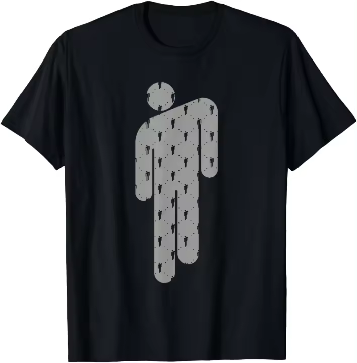 Camiseta negra OFICIAL DE Billie Eilish Blohsh - 1