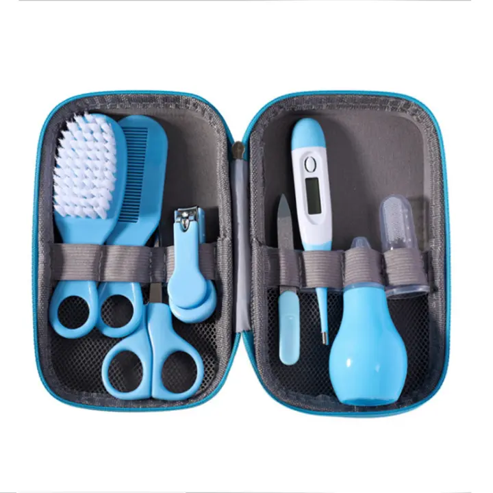 Set de Herramientas de Cuidado Bebé 8 Piezas Higiene Bebé Tijeras Uñas Cortador Portátil Set de Salud para Bebés Regalo para Niños Pequeños Hecho en China - 1