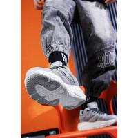Moda zapatos de los hombres de cuero grueso forro caliente tendencia zapatos casuales de moda cien marea zapatos coloridos deportes zapatos de los hombres - details 4