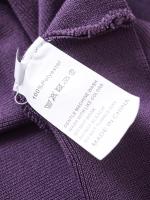High Street Women Burgund Skater Knit Mini Dresses Round Neck Asymmetric Sleeve With Pleats A-line Dress Spring 2025 Vestidos - details 9