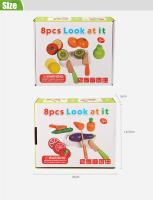 Juego realista de cortar frutas, juguetes divertidos y educativos, juegos de imitación para niños de 2 a 5 años, simulación de corte de verduras ¡divertido! - details 1