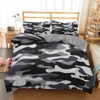 Juego de Ropa de Cama de Camuflaje 3D Cubierta de Edredón Suave con Funda de Almohada para Niño, Niña, Adulto Textil para el Hogar Cool - details 18