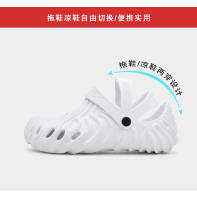 NOVEDAD DE VERANO 2022, zapatos grandes con agujeros para huellas dactilares para parejas, con parte inferior y punta suave, sandalias para hombres - details 4