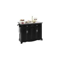 Carro de cocina multifuncional con 2 cajones y 2 estantes Gran encimera Ideal para bar y comedor - details 12