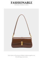 Piel de vaca de alta calidad de nicho Baguette Bolsa, Premium Feeling bolsa de axila, las mujeres 2025 Nuevo Cien Bolsa de hombro, bolsa de crossbody - details 12