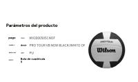 Balón de Voleibol Wilson Oficial - Diseño Contrastante Blanco/Negro en PU Minimalista - Talla 5 Estándar para Exterior - details 2