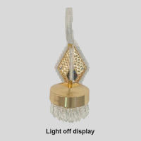 [1 año de garantía] Lámpara de pared de cristal creativa TOMAX moderna y sencilla para dormitorio, cama, pasillo, TV, fondo, luz de pared - details 9