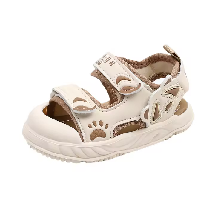 Zapatos de bebé verano nuevas sandalias para niños zapatos de niño de suela blanda niñas niñas bolsa cabeza zapatos para niños - 1