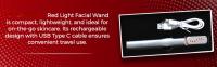 Ultimate anti-aging and skin tightening rechargeable device -high frequency facial wand-face roller