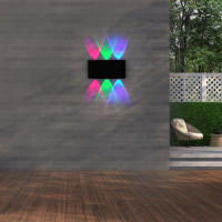 Lámpara de pared moderna con luz de color 4W/6W/8W, adecuada para patio, pasillo y escaleras - details 2
