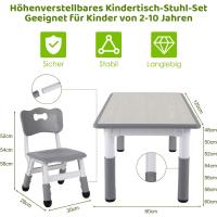 Mesa de Niños Ajustable en Altura Juego de Sillas de 4 Ideal para Jardín de Infantes y Habitación - details 28