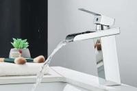 Grifo de cascada, grúa de acero inoxidable para baño, lavabo, grifo mezclador - details 8