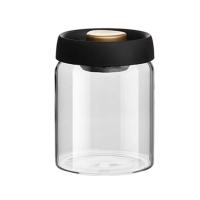 Tarro de Almacenamiento de Granos de Café Sellado al Vacío Botella de Cocina de Vidrio para Almacenamiento Fresco - details 0