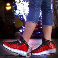 Patinaje sobre ruedas intermitente para niños con zapatos deportivos voladores con luz LED de una rueda - details 0