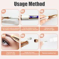 Recortador eléctrico de cejas para mujer, afeitadora portátil, Mini removedor de pelo, moldeador de cejas, máquina de afeitar co - details 2