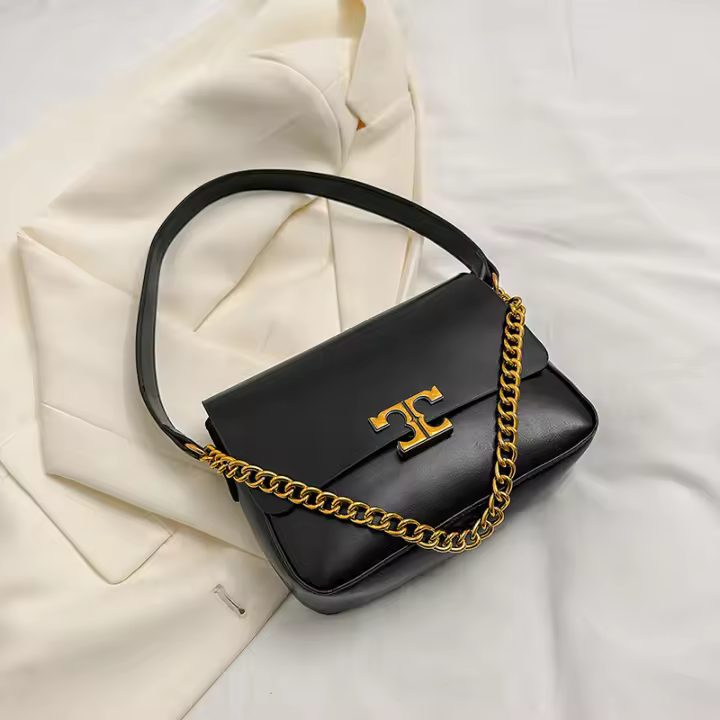 Esta primavera y verano popular cadena de mano personalizado pequeño bolso femenino 2025 nueva moda hombro axila bolso mensajero - 1