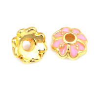 Tapetes de Flores de Brasso Dorado 18K 30PCS Accesorios de Joyería DIY de Alta Calidad - details 72