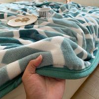 Manta de Lana de Estilo Geométrico en Blanco para Colchones y Sofá Reacciona con Impresión Gráfica Ideal para Cama Individual/Reina/Rey - details 3