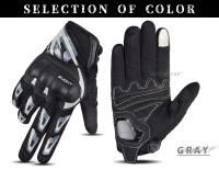 Guantes de Carreras SUOMY de Tamaño Grande XXL Negros con Decoración Elegante Antideslizantes y Transpirables para Moto Cierre de Pulgar Lavables en Agua - details 25