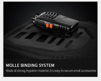 MOTOCENTRIC Luz LED multifunción Bolsa de asiento trasero para motocicleta Bolsa trasera de motocross de gran capacidad Mochila impermeable para motocicleta Ligera - details 22