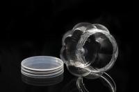 Tarro de plástico transparente con tapa para cocina, tarro de calabaza de 12 piezas, 150ml, para dulces, galletas, granos, té, condimentos, contenedor de almacenamiento - details 10