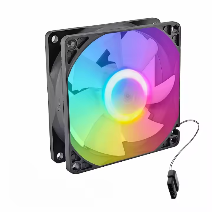 Ventilador de Computadora Fantástico de Alta Velocidad con Bajo Ruido y Gran Flujo Aéreo, 8 cm - 1
