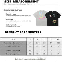 Camisetas Casuales de Verano para Hombres Algodón Puro, Cuello Redondo, Mangas Cortas, Novedad con Estampados de Logotipo - details 14