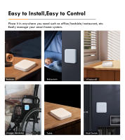 Interruptor de Escena ZigBee GIRIER Controlador de Escena Inalámbrico de Una Botón - details 6