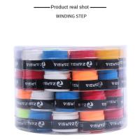 Absorción de impactos antideslizante para raqueta de tenis, banda para el sudor, cinta de agarre para Bádminton, antideslizante, Overgrip de tenis, banda para el sudor de Padel, colorida - details 15