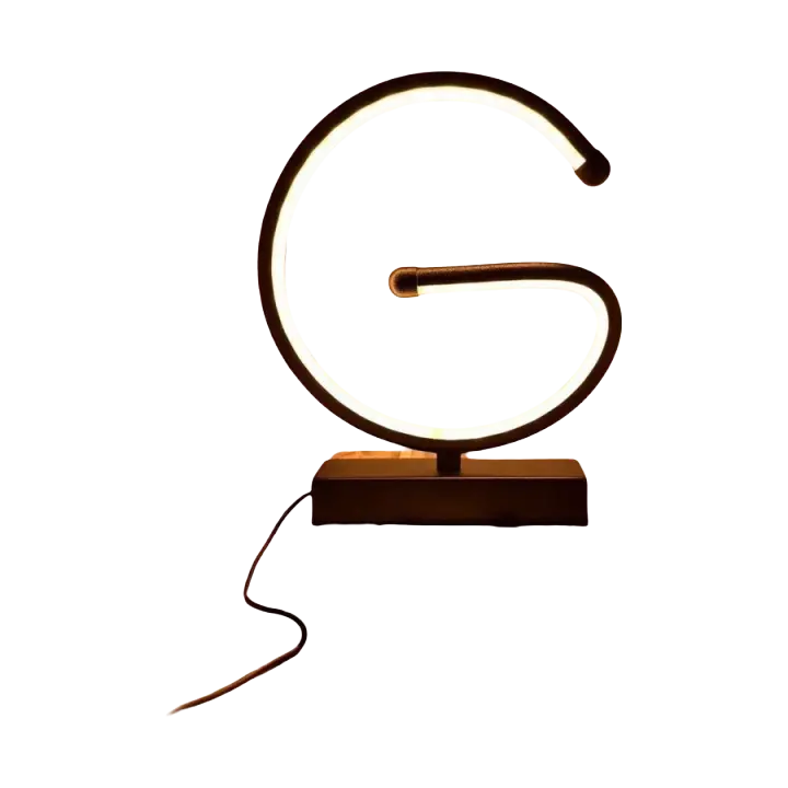 Lámpara De Noche LED Creativa En Espiral 3 Colores Dimmerable USB Para Mesa De Trabajo Dormitorio Sala De Estar Decoración - 1