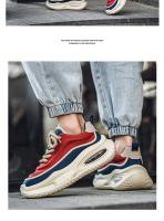 Zapatos deportivos informales con colchón de aire para hombre, zapatos de algodón con aislamiento grueso y felpa y suela aumentada - details 9