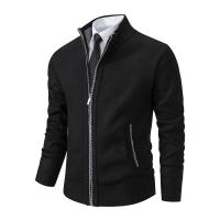 Jersey de punto para hombre, cárdigan, suéter de lana, chaqueta casual cómoda y cálida. - details 11