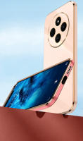KEYSION-funda enchapada de lujo para Xiaomi Redmi 14C, cubierta trasera cuadrada de silicona TPU suave a prueba de golpes para teléfono, Redmi 14C - details 9