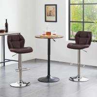 Juego de 2 Taburetes de Bar de Metal Industrial Altura Ajustable 89-111 cm - details 13