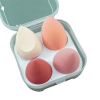 Esponja de maquillaje de 4 piezas para mujer, esponja de belleza húmeda y seca, accesorios de maquillaje, herramientas - details 0