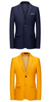 Chaqueta de traje blanca informal ajustada para hombre, blazer clásico de negocios, flujo de Color puro, alta calidad, talla grande - details 22