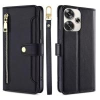 Cuero magnético multifuncional para Xiaomi Redmi Turbo 3/POCO F6, funda protectora con cremallera, de moda - details 3