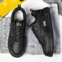 Zapatos de cuero para hombre, calzado informal, transpirable, para deportes, color blanco - details 2