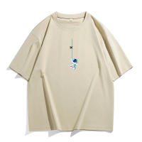 CHAIFENKO Camisetas de Verano de Moda para Hombres Estampado de Astronauta Algodón de Poliéster - details 3