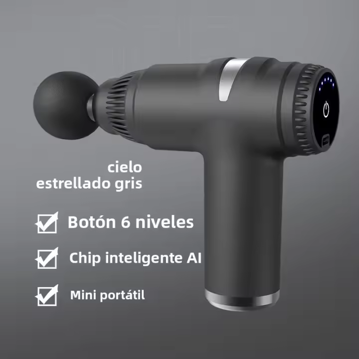 Mini Pistola de Fascia Portátil Alta Frecuencia, Relajación Muscular Completa del Cuerpo, Masajeador Eléctrico para Adelgazar el Cuerpo - 1