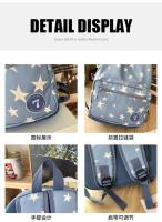 Mochila Star para todos los portátiles de 17 pulgadas, bonita mochila escolar sual - details 31