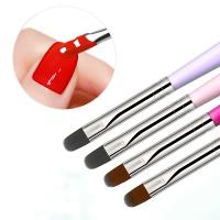 Pincel De Arte Para Uñas Con Patrón Fototerapia Acrílica UV Gel Extensión Constructor De Capa Pincel De Dibujo DIY Accesorios De Manicura Herramientas De Pintura - details 3