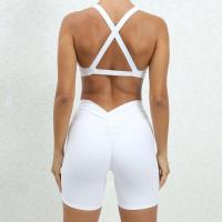 Conjunto de pantalones cortos cruzados sin espalda para mujer, ropa deportiva de 2 piezas, ropa de entrenamiento PIESS, ropa deportiva - details 32